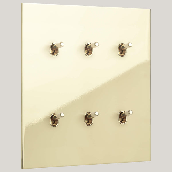 Contemporary/6G Contemporary/Renaissance 6G-Contemporary/Polished Brass Unlacquered