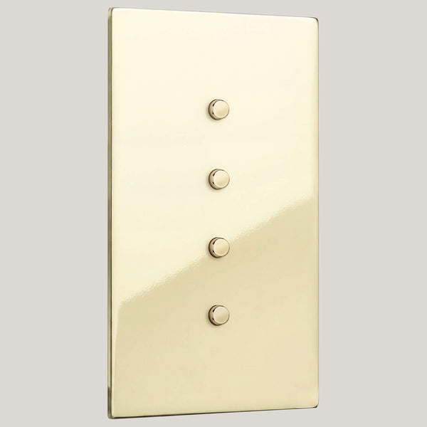 No Led/4G-Vertical No-Led/Renaissance 4G-Vertical No-Led/Polished Brass Unlacquered