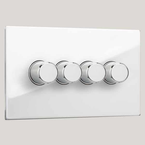 White Inserts/4G White/Renaissance 4G White/Polished Chrome