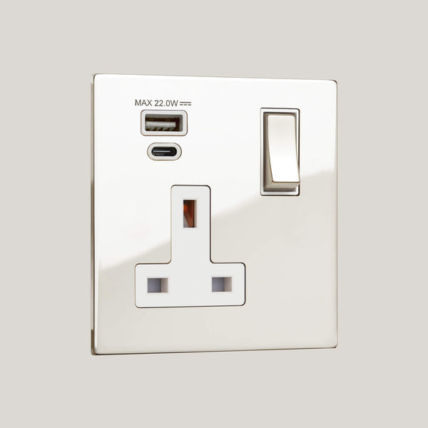 WHITE INSERTS/1G White-22W/Renaissance 1G White-22W/Polished Nickel
