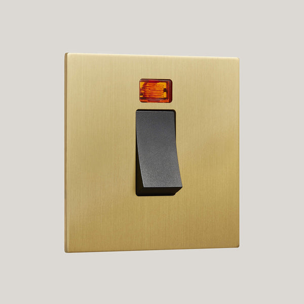 Black Inserts/Black Led/1G Led Black/Renaissance 1G-Led Black/Satin Brass