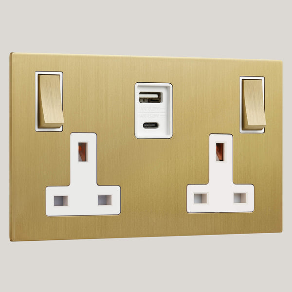 WHITE INSERTS/2G White-45W/Renaissance 2G White-45W/Satin Brass