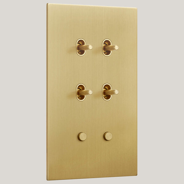 Vertical/6G-Vertical/Renaissance 6G-Vertical-Toggle-Round/Satin Brass