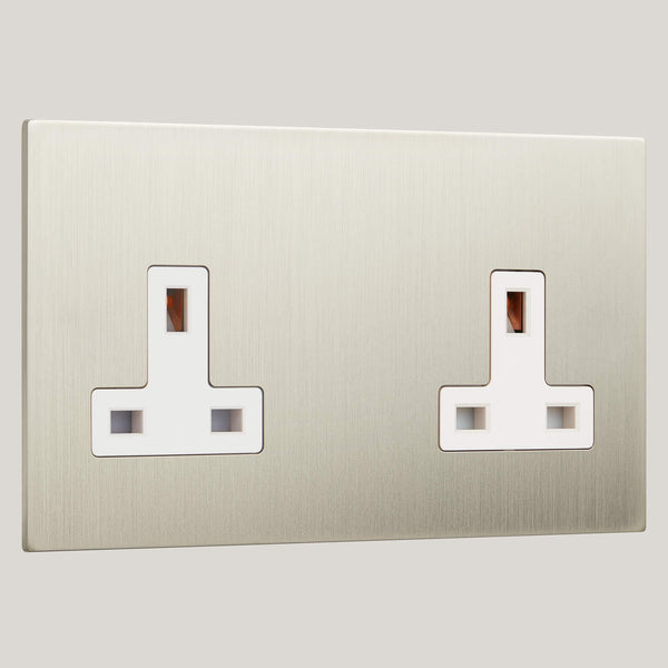 White Inserts/2G White/Renaissance 2G White/Satin Nickel