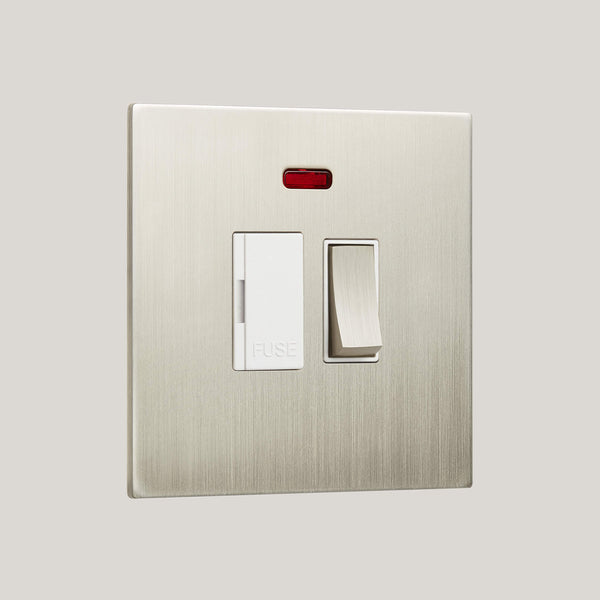 White Inserts/Renaissance White/Satin Nickel