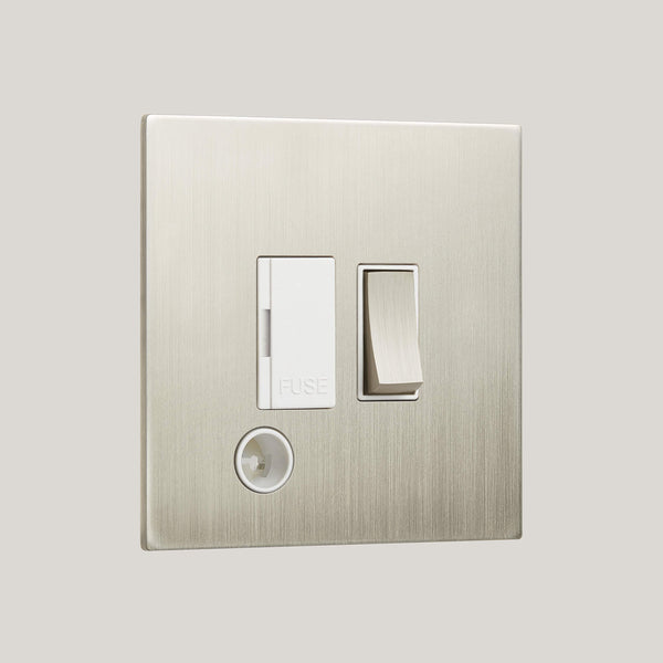 White Inserts/Renaissance White/Satin Nickel