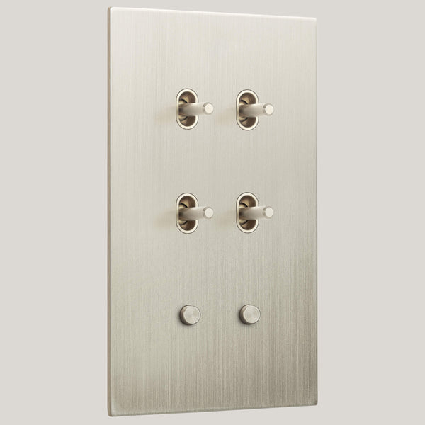 Vertical/6G-Vertical/Renaissance 6G-Vertical-Toggle-Round/Satin Nickel