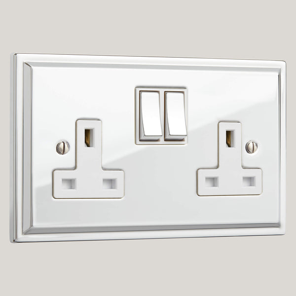 White Inserts/2G White/Sheraton 2G White/Polished Chrome