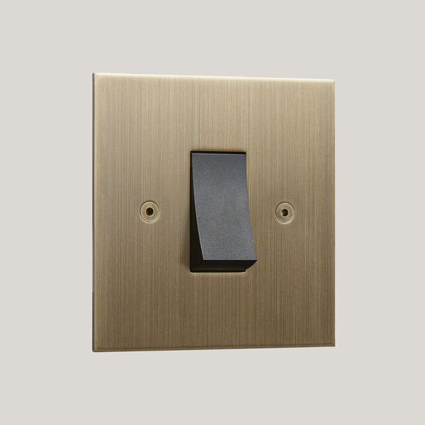 Black Inserts/Black No-Led/1G No-Led Black/True Edge 1G-No-Led Black/Antique Brass