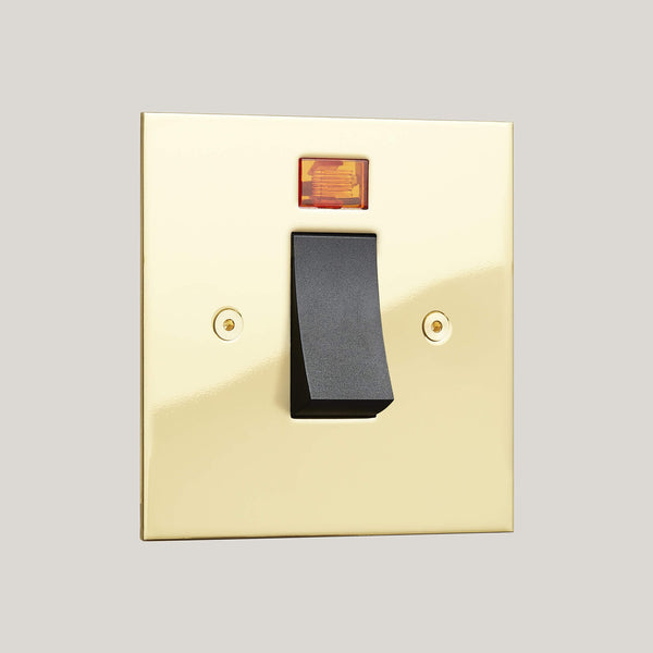 Black Inserts/Black Led/1G Led Black/True Edge 1G-Led Black/Polished Brass