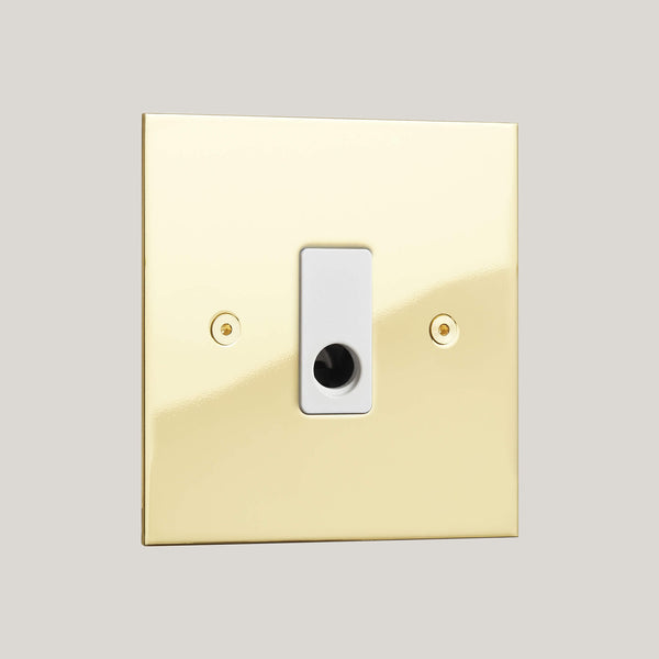 White Inserts/True Edge White/Polished Brass