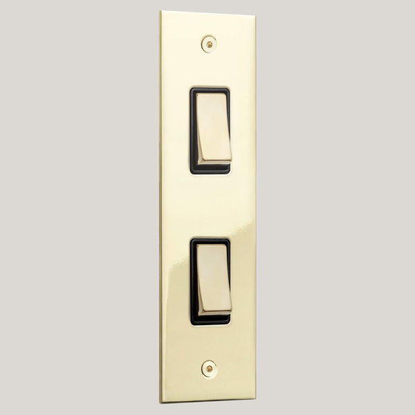 Black Inserts/2G Black/True Edge 2G Black/Polished Brass Unlacquered