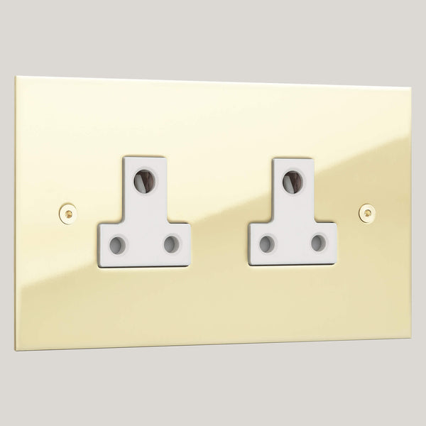 White Inserts/2G White/True Edge 2G White/Polished Brass Unlacquered