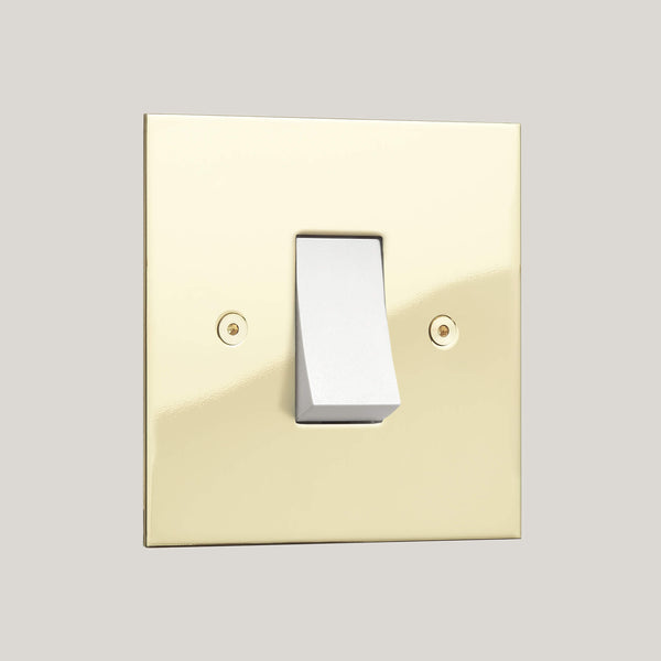 White Inserts/White No-Led/1G No-Led White/True Edge 1G-No-Led White/Polished Brass Unlacquered