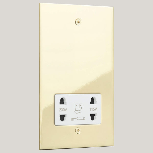 White Inserts/1G White/True Edge 1G White/Polished Brass Unlacquered