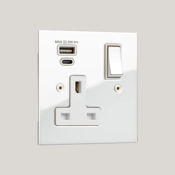 White Inserts/1G White-22W/True Edge 1G White-22W/Polished Chrome