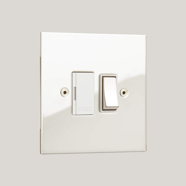 White Inserts/True Edge White/Polished Nickel