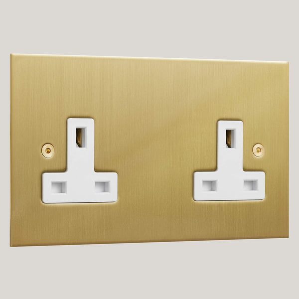 White Inserts/2G White/True Edge 2G White/Satin Brass