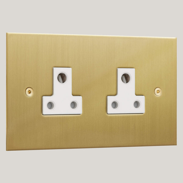White Inserts/2G White/True Edge 2G White/Satin Brass