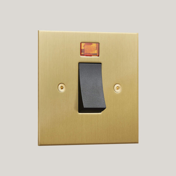 Black Inserts/Black Led/1G Led Black/True Edge 1G-Led Black/Satin Brass