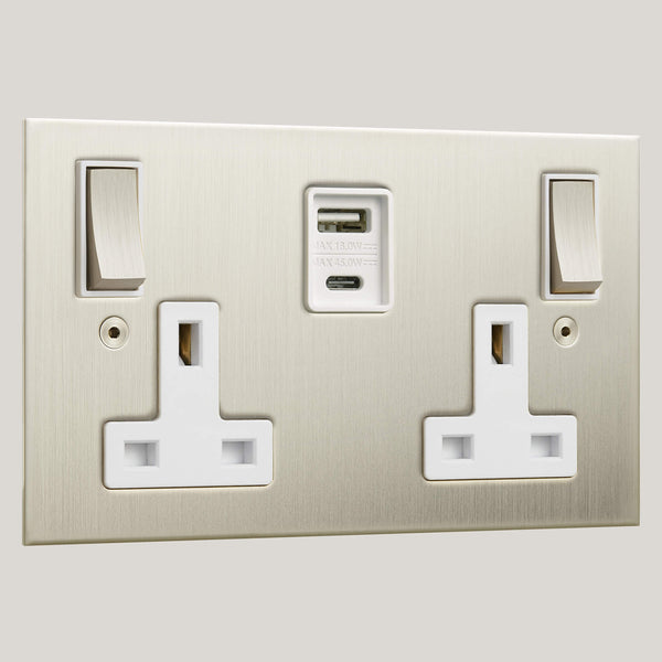 White Inserts/2G White-45W/True Edge 2G White-45W/Satin Nickel