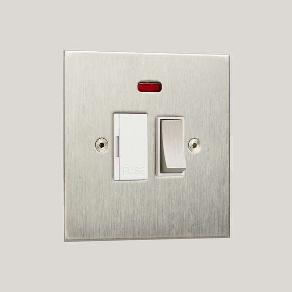 White Inserts/True Edge White/Satin Stainless
