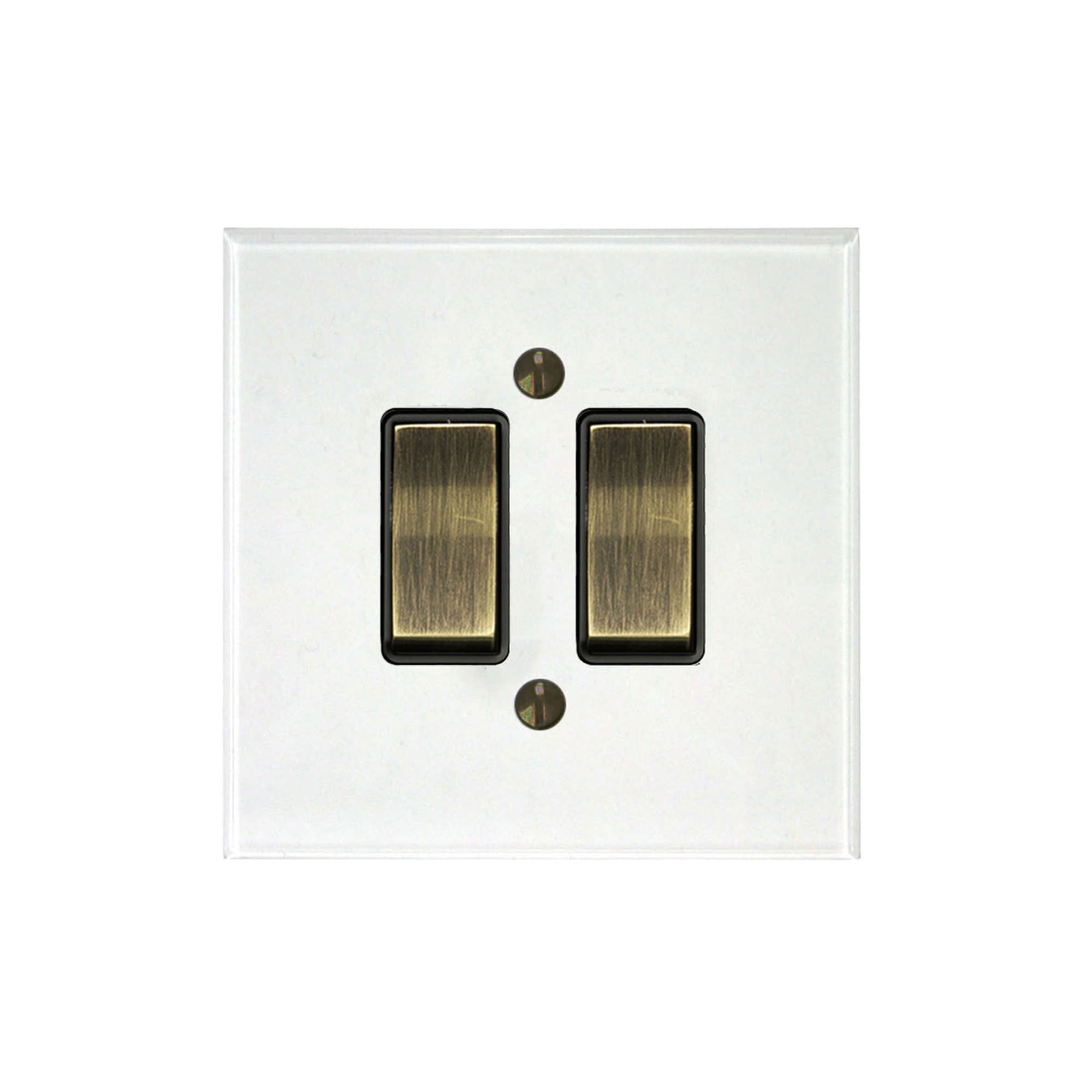 Antique Brass Clear Perspex