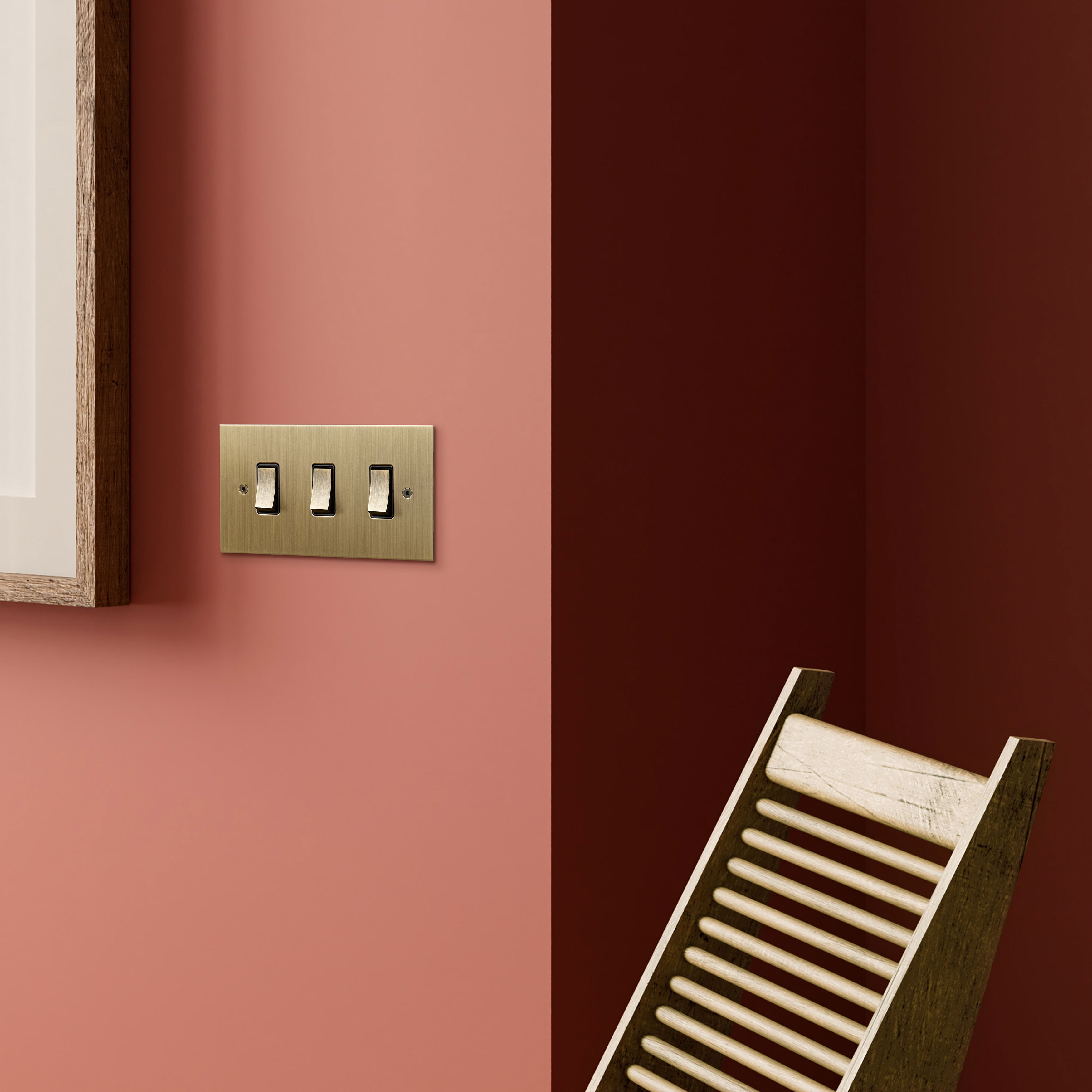 True Edge antique brass