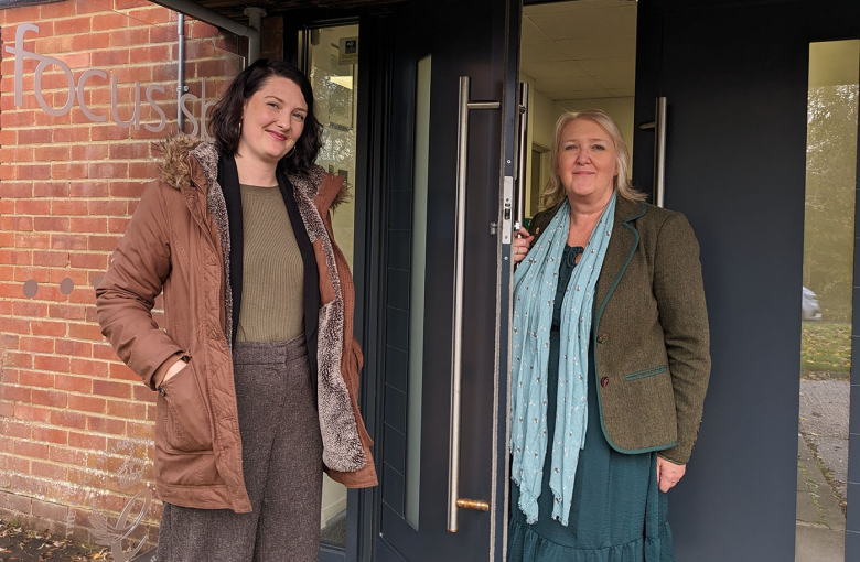 Giorgia Lacey-Colley, Cooper8 with Focus SB HR Manager, Jo Cloute