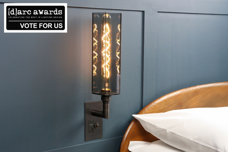 Focus SB&reg; Ambassador Wall Light, Chocolate bronze finish with smoked glass shade.