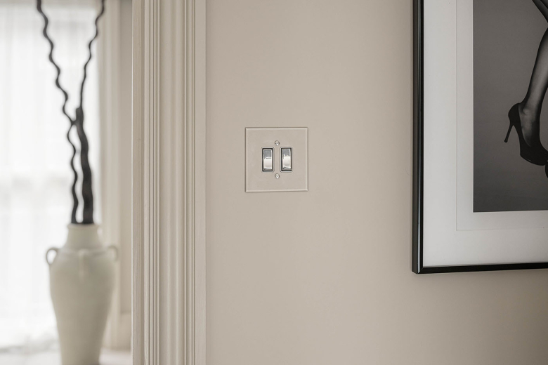 Prism discreetly complements the luxury interiors of Dr Brady&rsquo;s London home. Image: Alex Winship