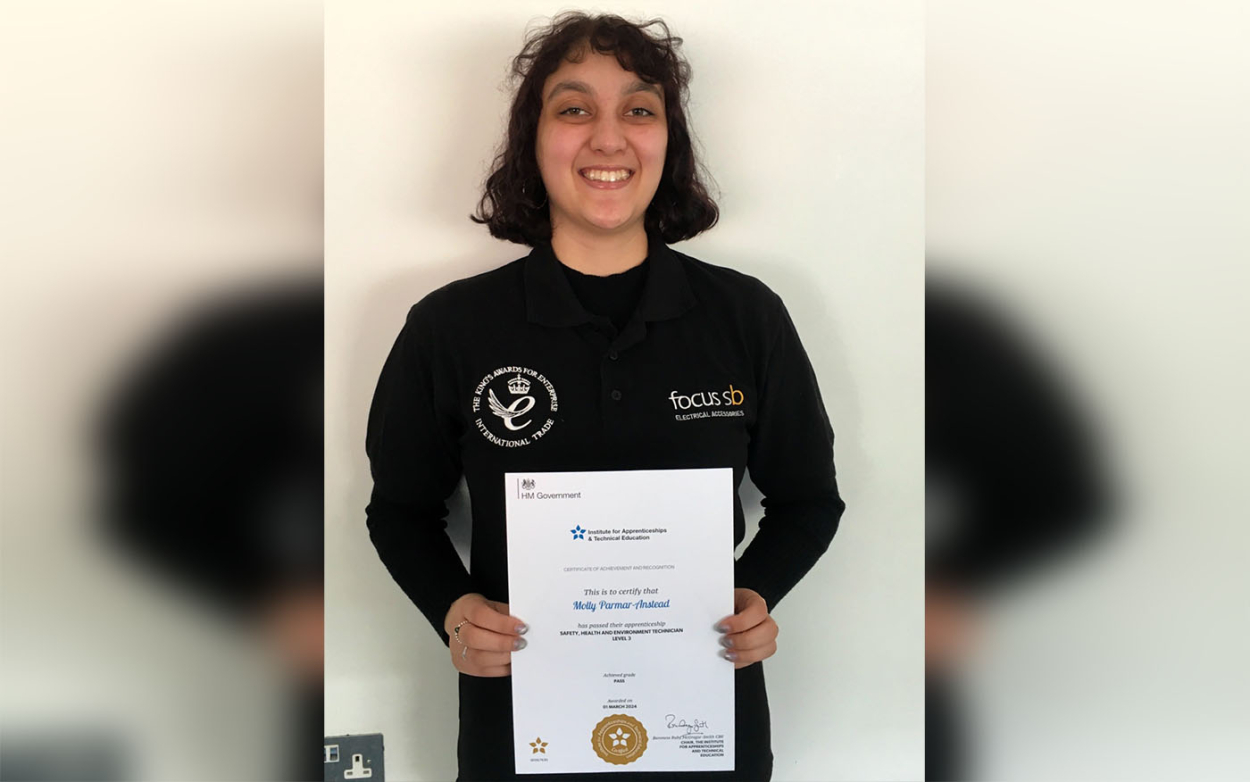 Congratulations to SHE apprentice