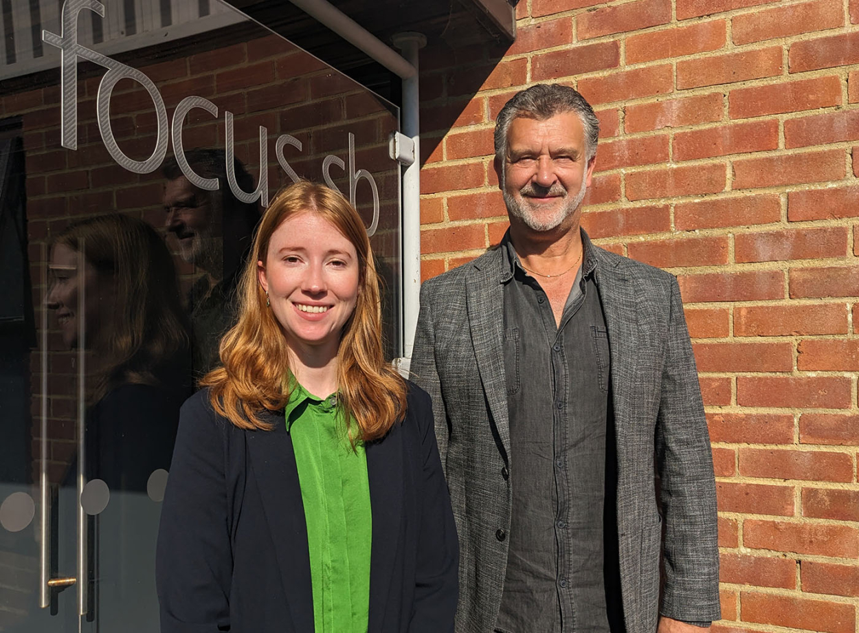 Helena Dollimore, Labour (Co-op) MP for Hastings and Rye with Gary Stevens, MD Focus SB